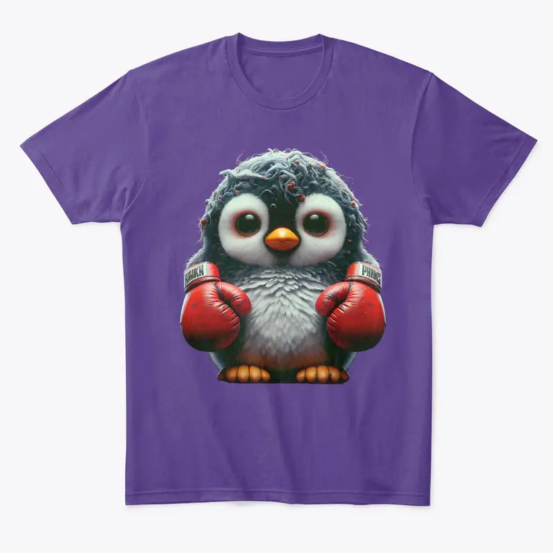 Wacky Boxing Penguin Fantasy Art