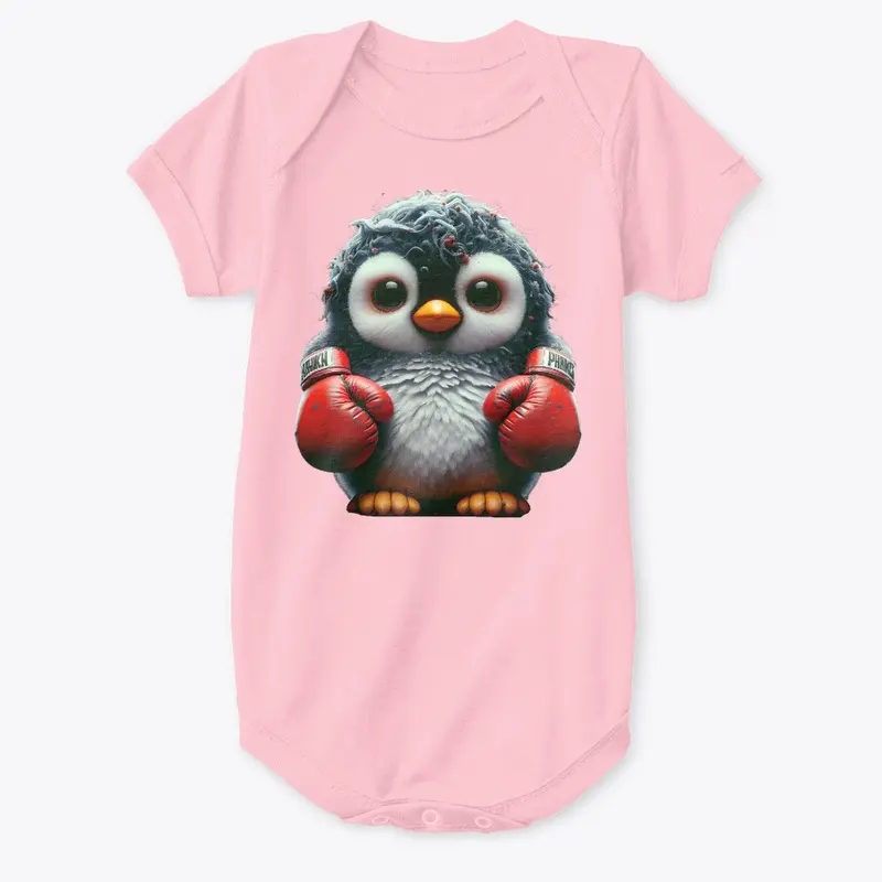 Wacky Boxing Penguin Fantasy Art