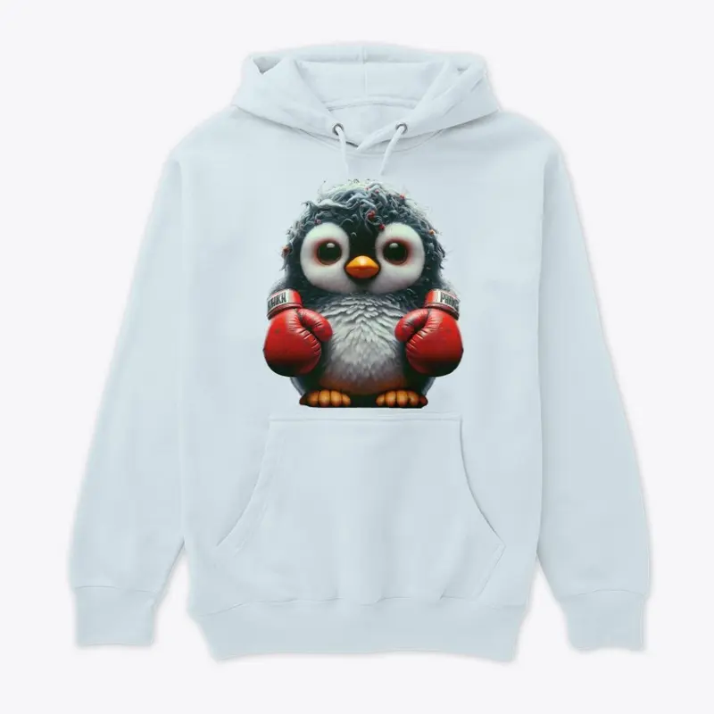 Wacky Boxing Penguin Fantasy Art